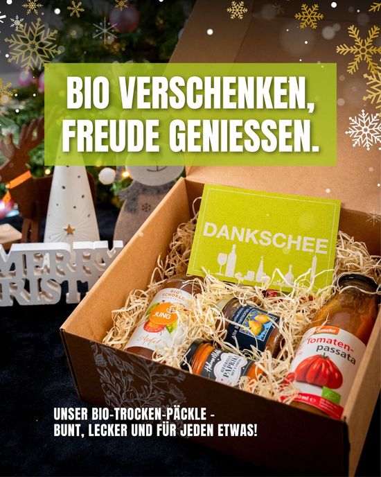 Bio-Päckle unterm Weihnachtsbaum