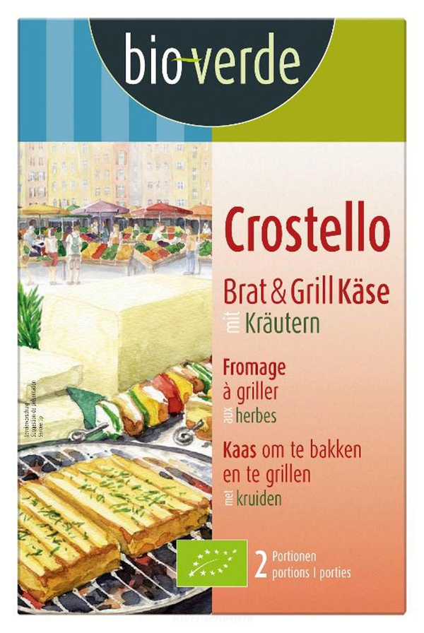 Produktfoto zu Crostello Grillkäse Kräuter