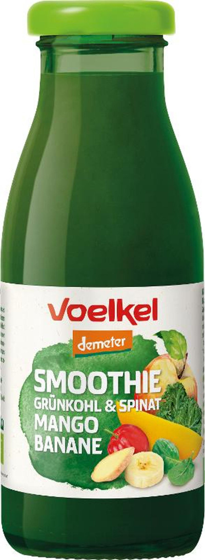 Produktfoto zu Smoothie Grünkohl Spinat Mango Banane
