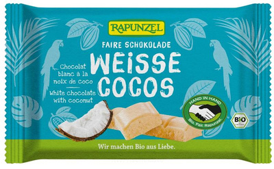 Produktfoto zu Weiße Cocos Schokolade