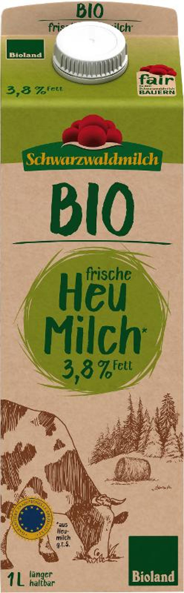 Produktfoto zu Heumilch 3,8% Tetra
