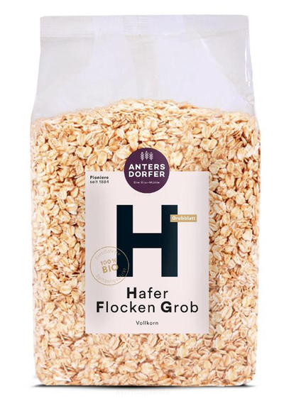 Produktfoto zu Hafer Flocken Grob 1kg