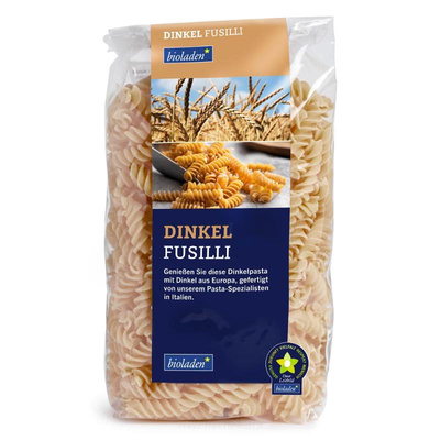 Produktfoto zu Dinkel Fusilli hell