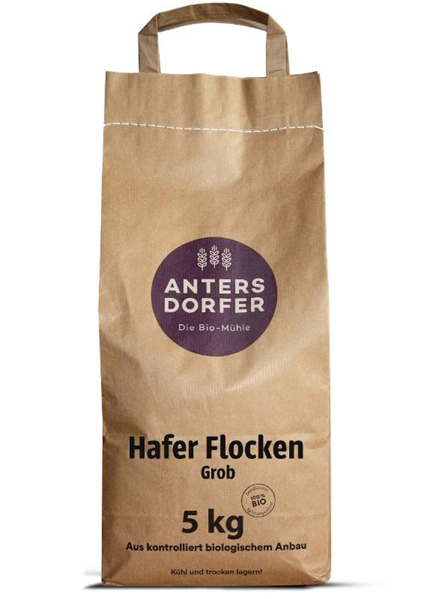 Produktfoto zu Hafer Flocken Grob 5kg