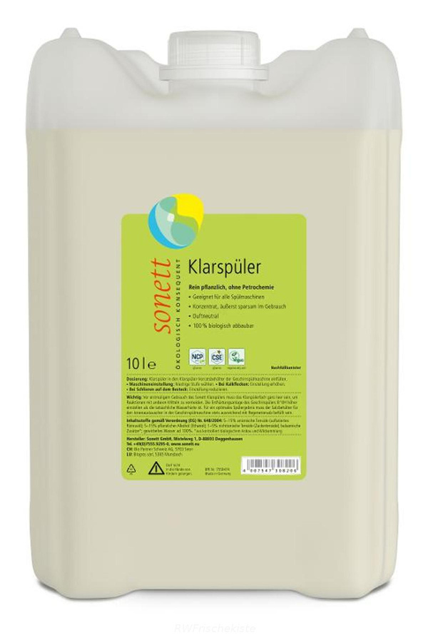 Produktfoto zu Klarspüler Sonett 10L