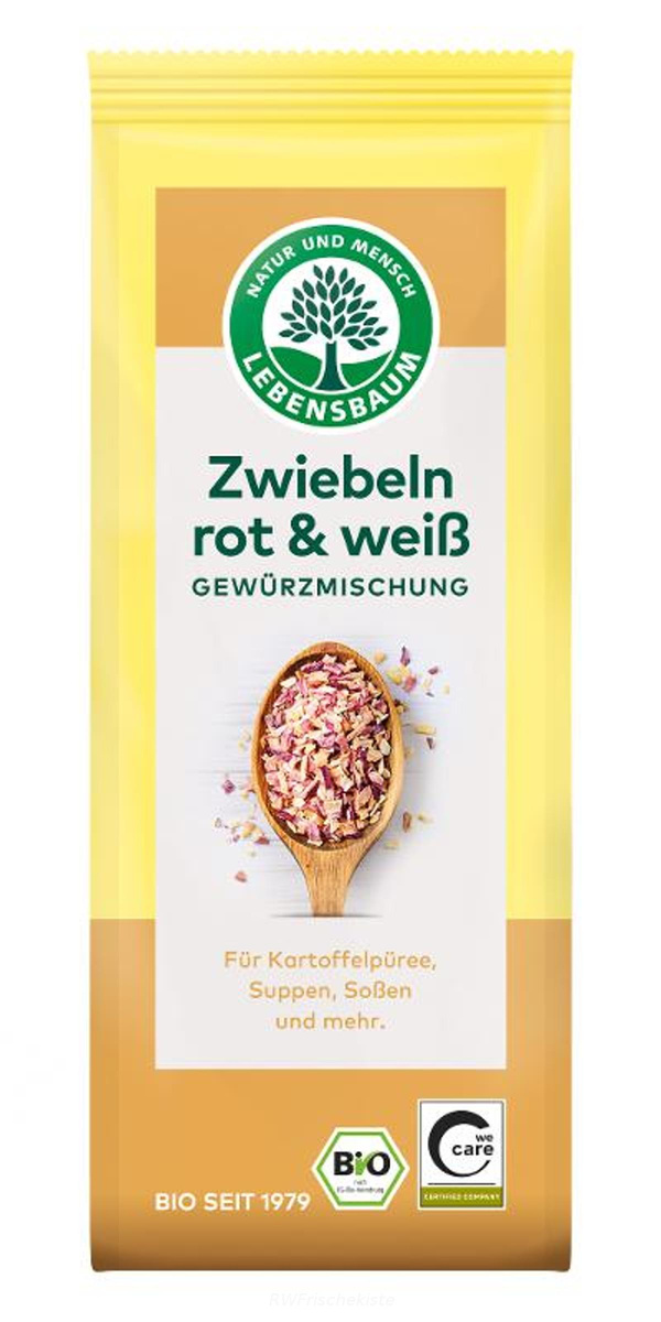 Produktfoto zu Zwiebeln rot & weiß getrocknet