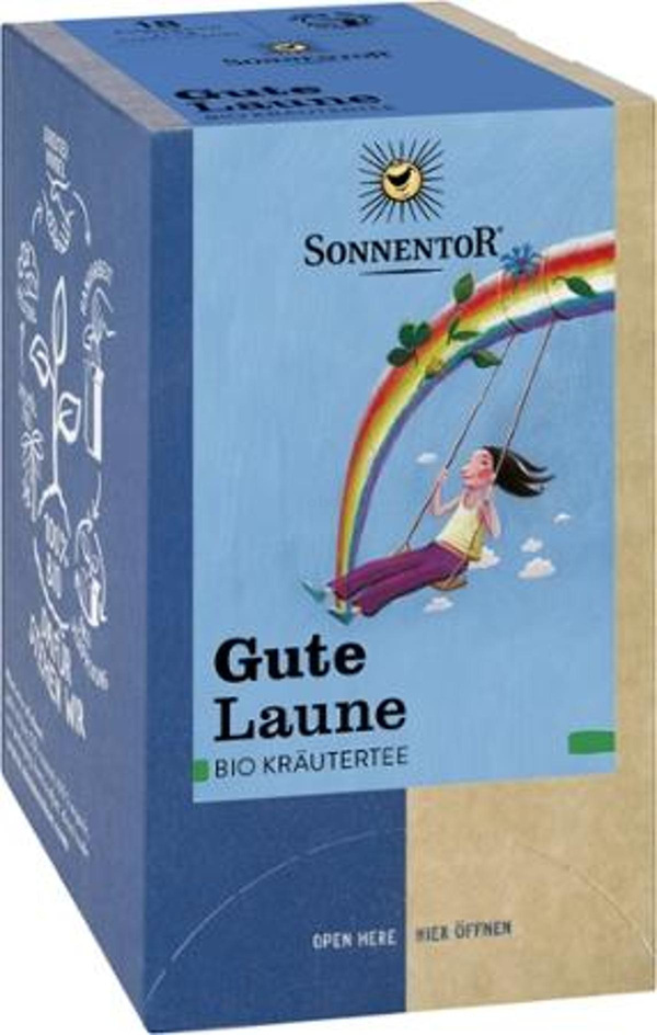 Produktfoto zu Gute Laune Kräutertee Beutel