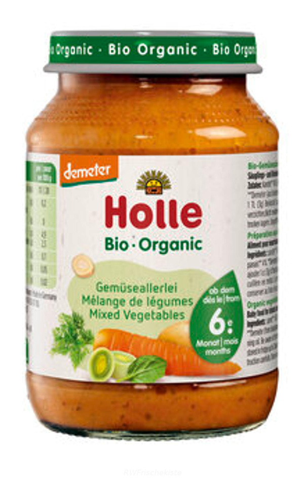 Produktfoto zu Gemüseallerlei Gläschen