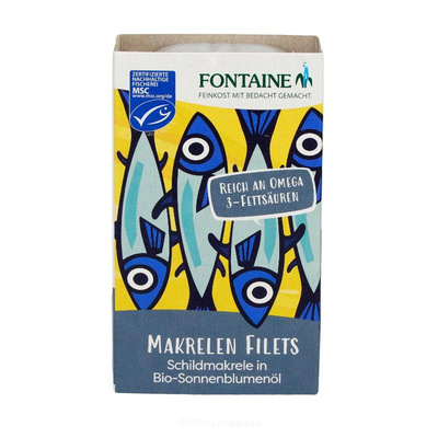 Produktfoto zu Makrelen-Filets in Sonnenblumenöl