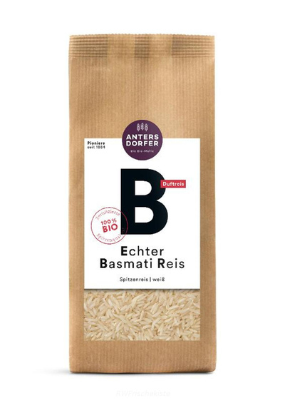 Produktfoto zu Echter Basmati Reis weiß 500g