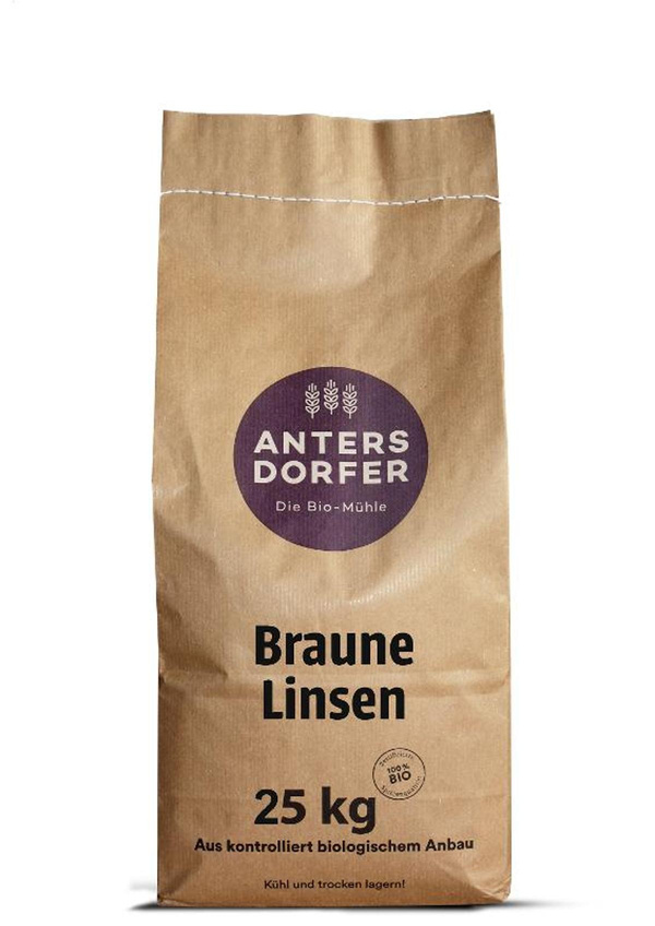 Produktfoto zu Braune Linsen (Berglinsen) 25k