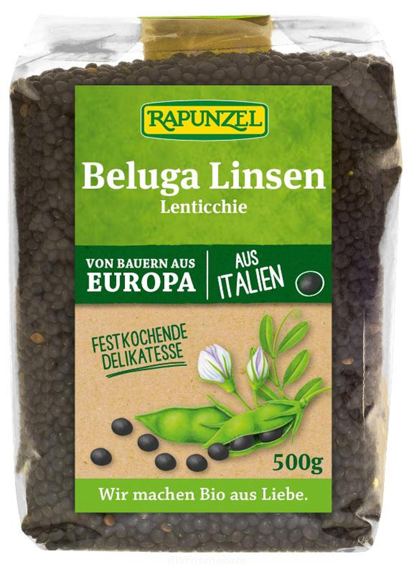 Produktfoto zu Beluga Linsen schwarz