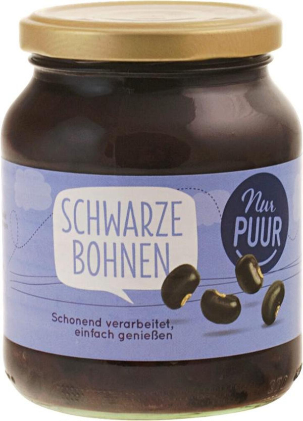 Produktfoto zu Schwarze Bohnen
