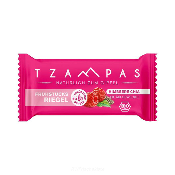 Produktfoto zu TZAMPAS Frühstücksriegel Himbeere Chia