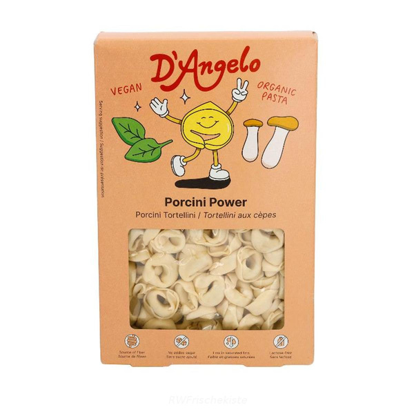Produktfoto zu Tortellini Steinpilz hell vegan