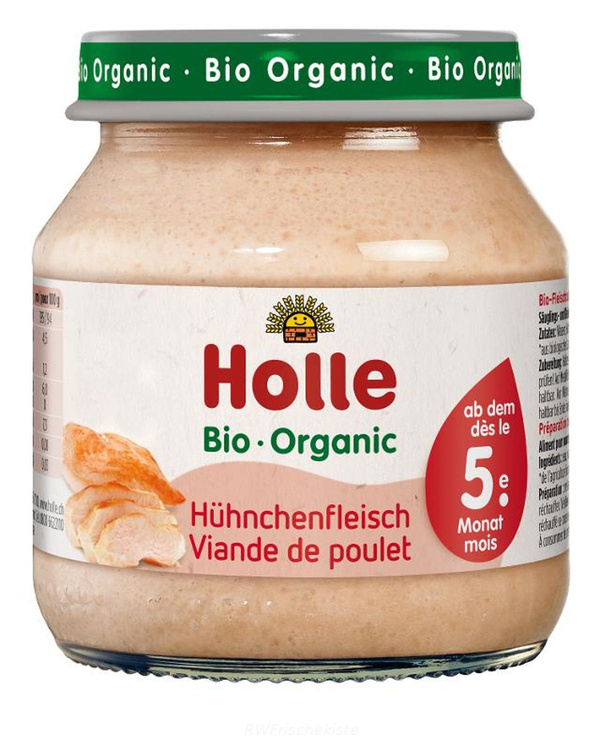 Produktfoto zu Hühnchenfleisch Gläschen