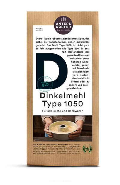 Produktfoto zu Dinkelmehl Type 1050 1kg