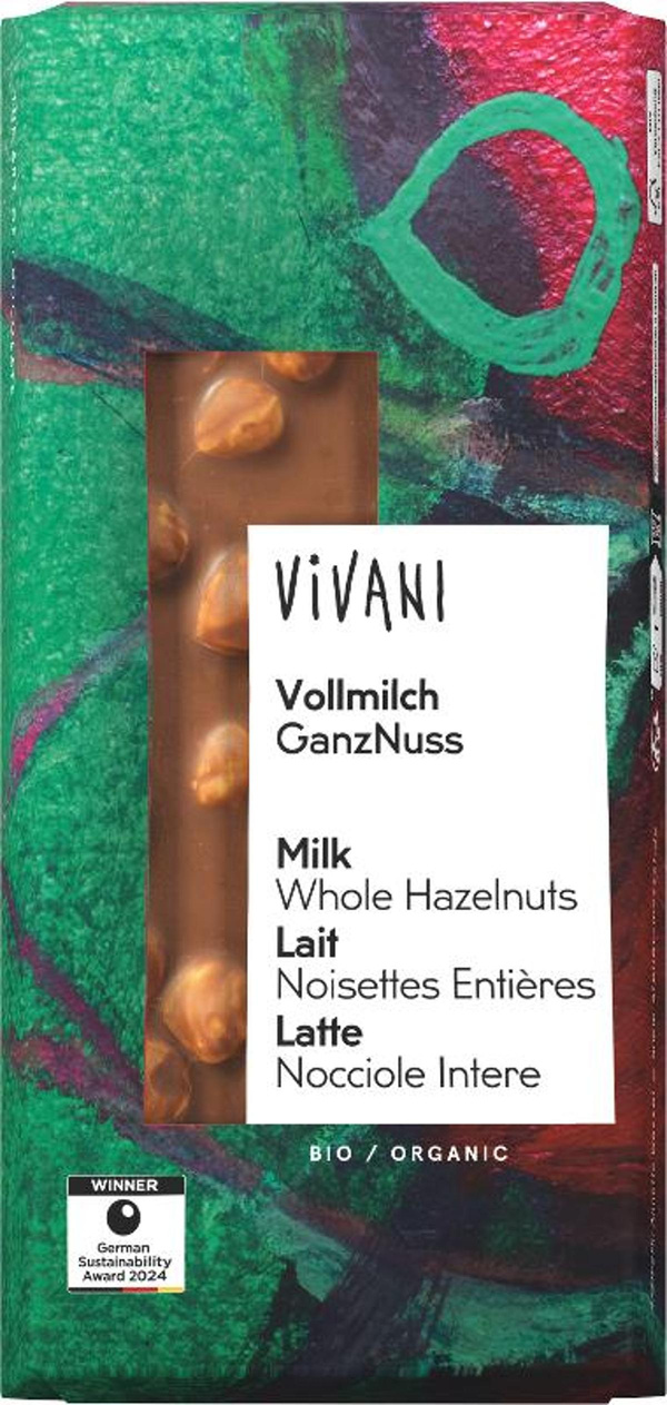 Produktfoto zu Vollmilch Ganze Nuss