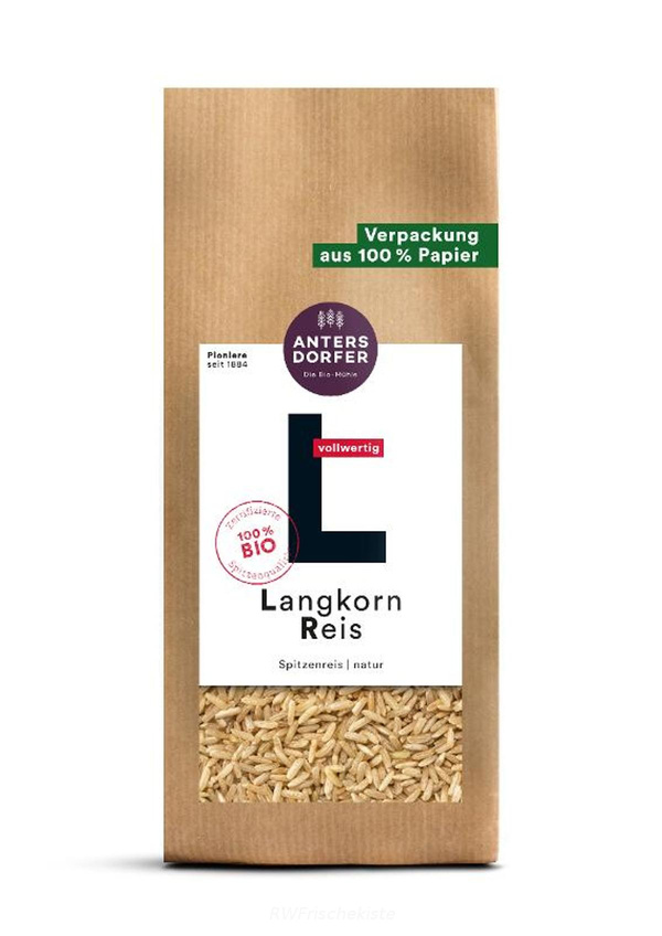 Produktfoto zu Langkorn Reis natur 500g