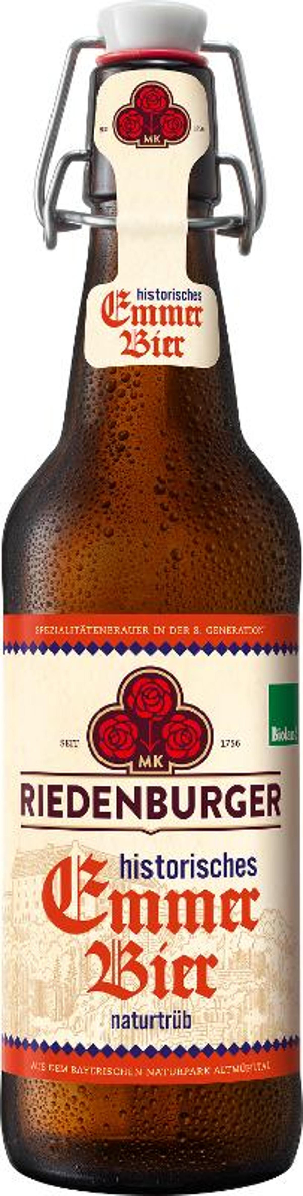 Produktfoto zu Riedenburger Emmer-Bier Flasche
