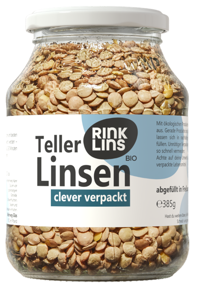 Produktfoto zu Tellerlinsen im Glas