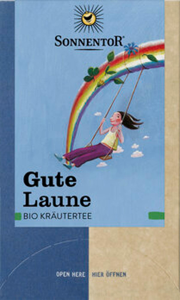 Produktfoto zu Gute Laune Kräutertee Beutel