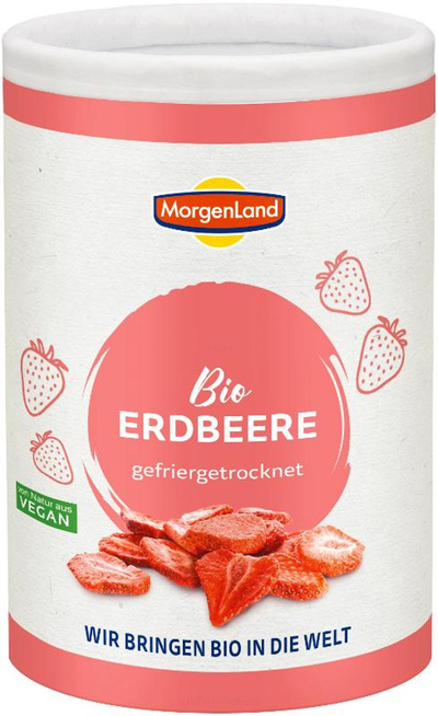 Produktfoto zu Erdbeeren gefriergetrocknet