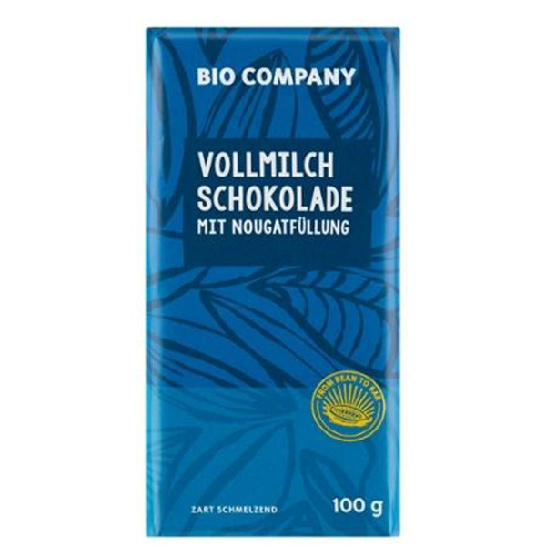 Produktfoto zu Vollmilchschokolade mit Nougat