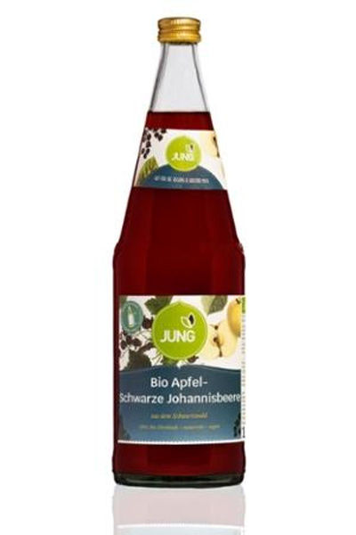 Produktfoto zu Apfel- Schwarzer Johannisbeersaft