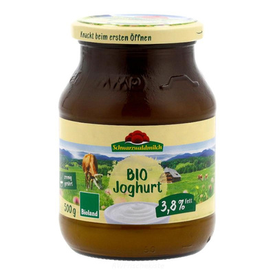 Produktfoto zu Joghurt Natur 3,8% - Glas