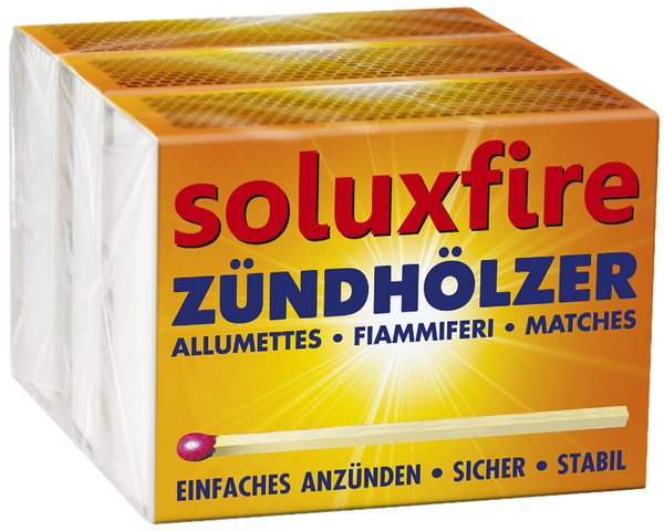 Produktfoto zu Zündhölzer 55mm 3er Pack