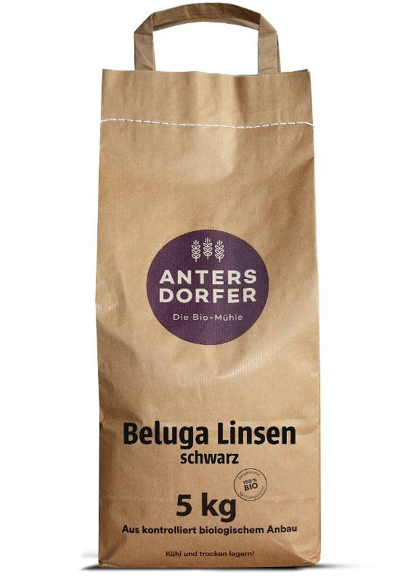 Produktfoto zu Beluga Linsen (schwarz) 5kg