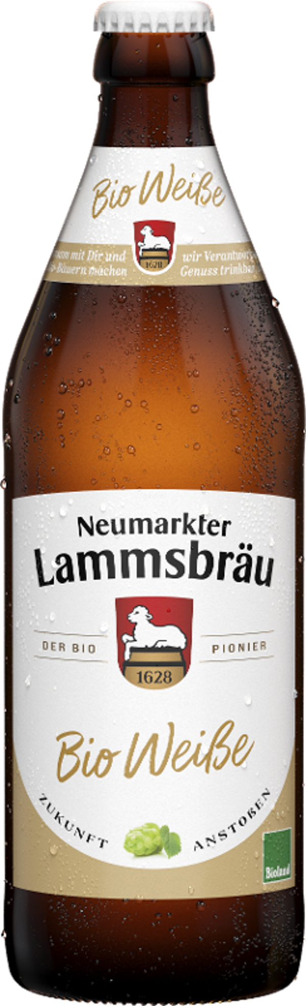 Produktfoto zu Lammsbräu Weisse (helles Hefe) Kasten