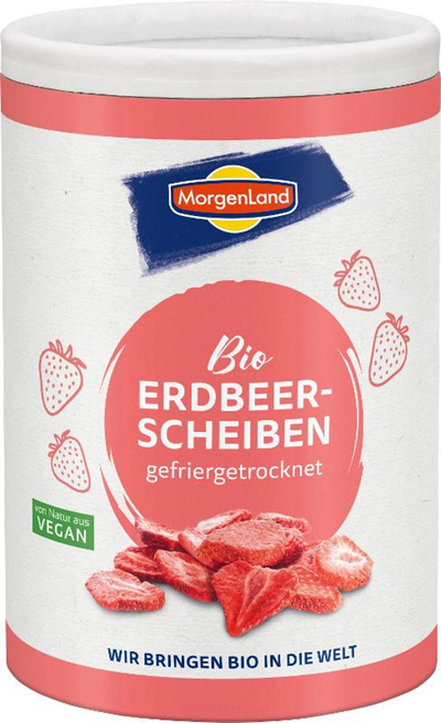 Produktfoto zu Erdbeeren gefriergetrocknet