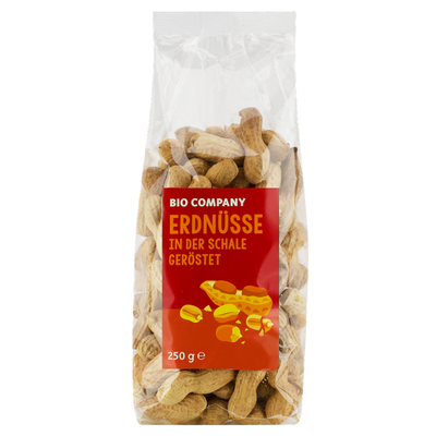 Produktfoto zu Erdnüsse geröstet in der Schale