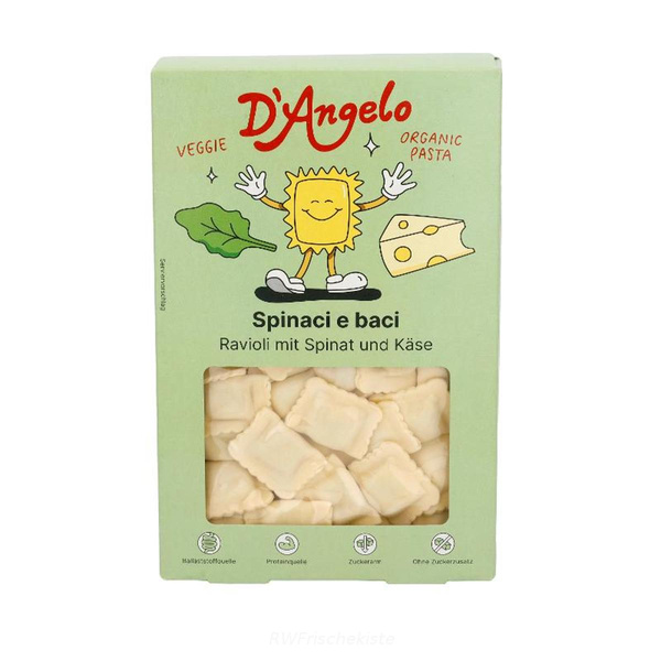 Produktfoto zu Ravioli Käse-Spinat hell