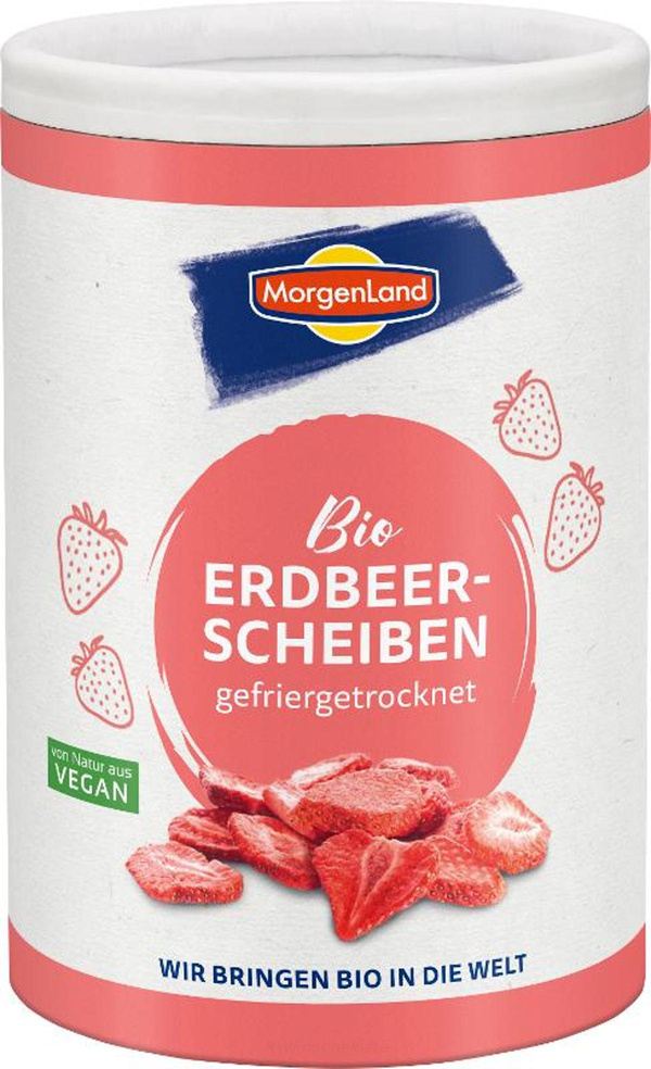 Produktfoto zu Erdbeeren gefriergetrocknet