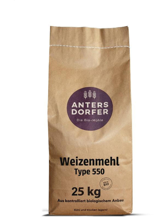 Produktfoto zu Weizenmehl Type 550  25kg