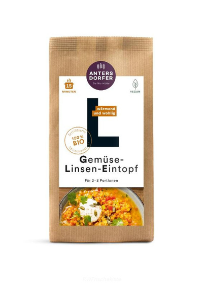 Produktfoto zu Gemüse-Linsen-Eintopf