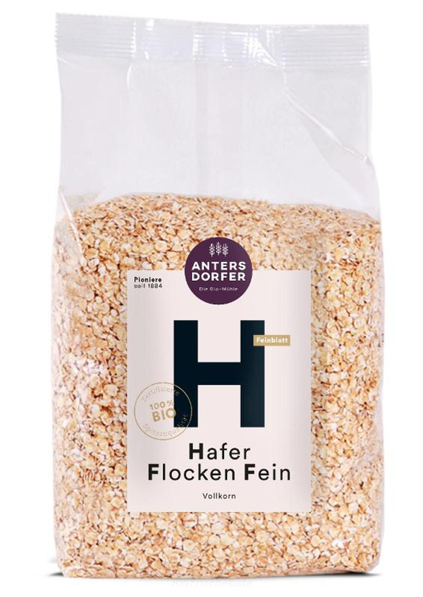 Produktfoto zu Hafer Flocken Fein 1kg