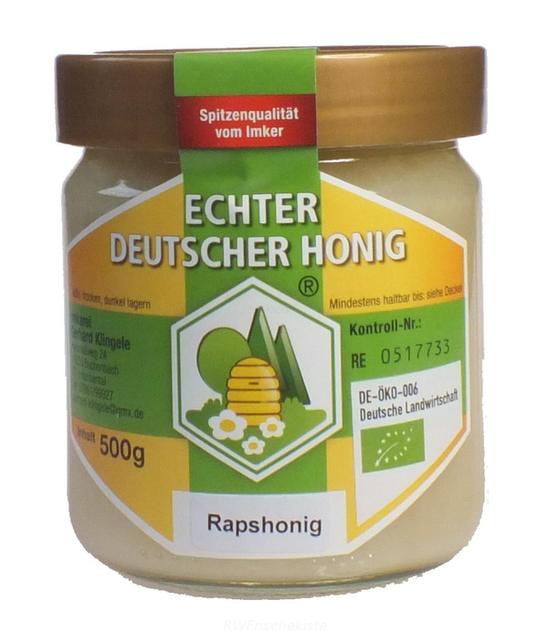 Produktfoto zu Rapshonig