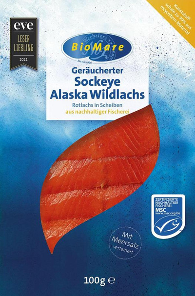 Produktfoto zu Sockeye Wildlachs, geräuchert
