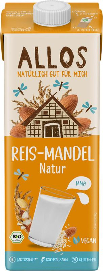 Produktfoto zu Reisdrink Mandel ungesüßt