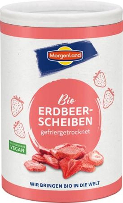 Produktfoto zu Erdbeeren gefriergetrocknet