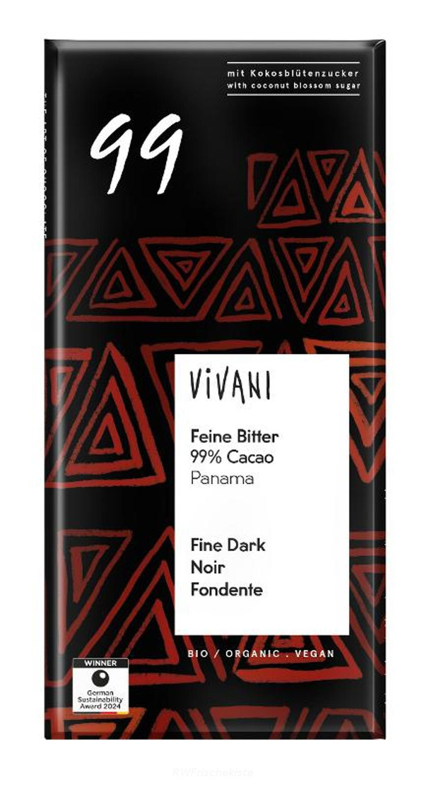Produktfoto zu Feine Bitter 99% Cacao Panama
