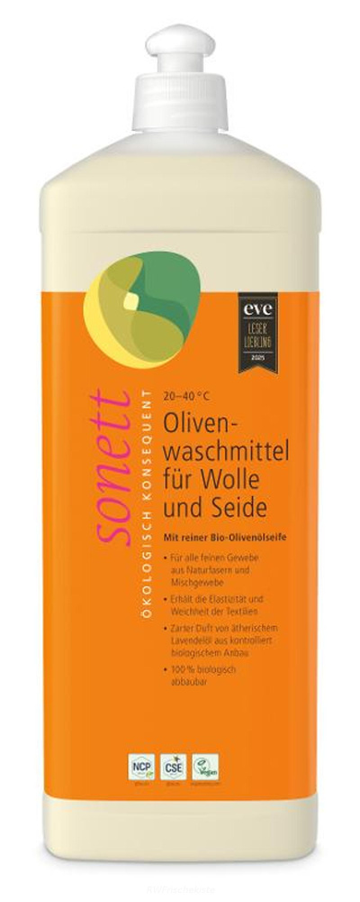 Produktfoto zu Olivenwaschmittel Wolle_ Seide