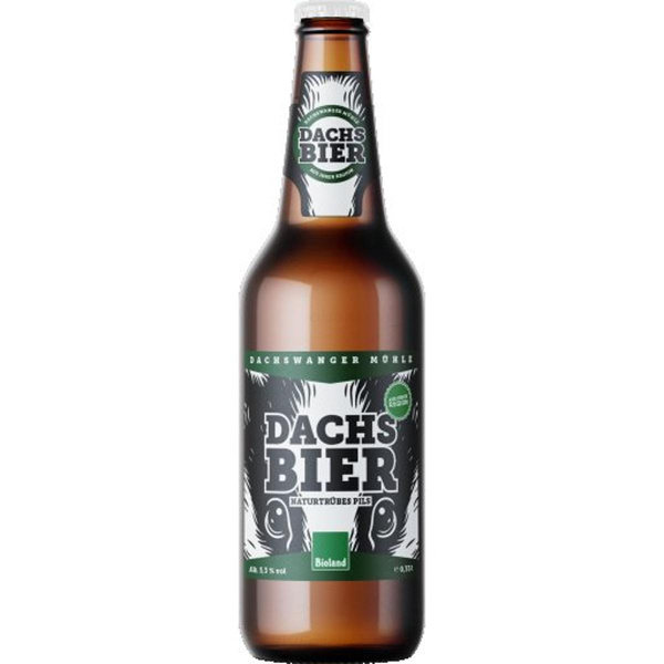 Produktfoto zu Dachsbier naturtrübes Pilsener