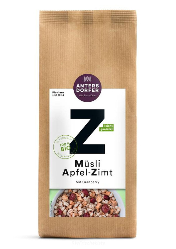 Produktfoto zu Müsli Apfel-Zimt