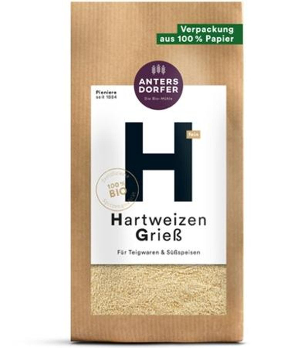 Produktfoto zu 6er Hartweizen Grieß (fein)
