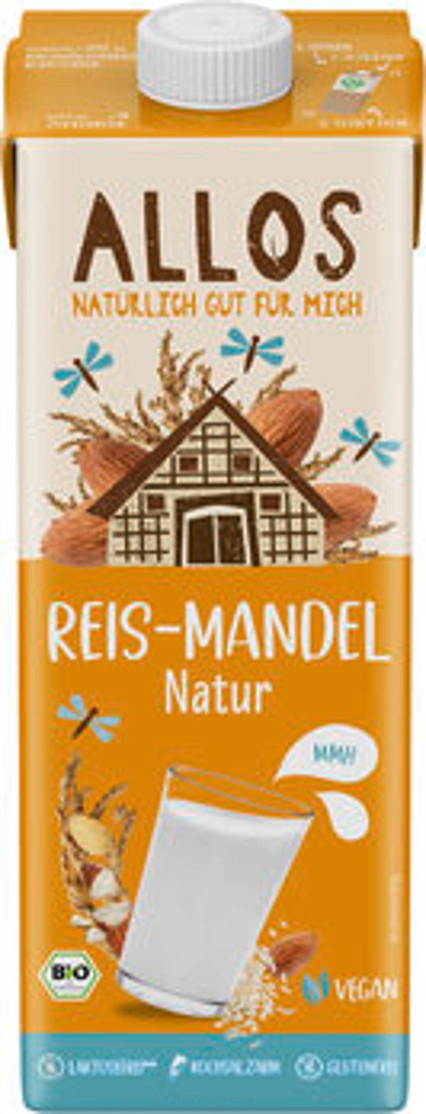 Produktfoto zu Reisdrink Mandel ungesüßt